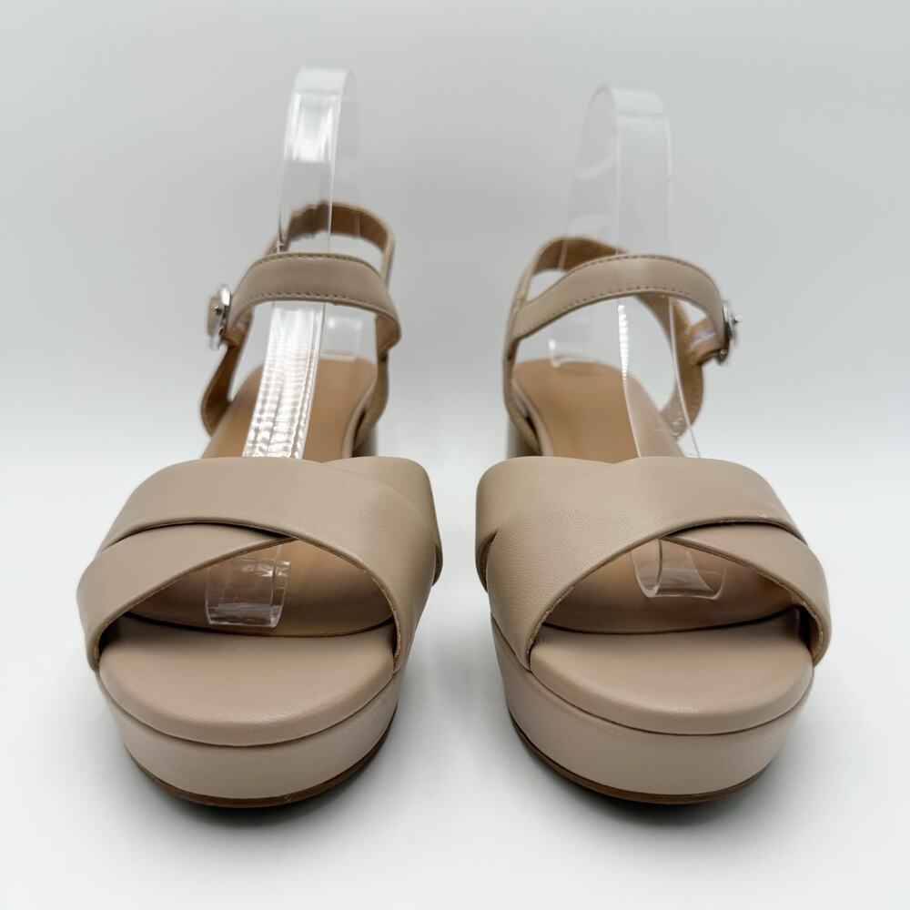 Aerosoles Womens Cosmos Platform Sandals Size 8.5 M Beige NWOB - Picture 6 of 13